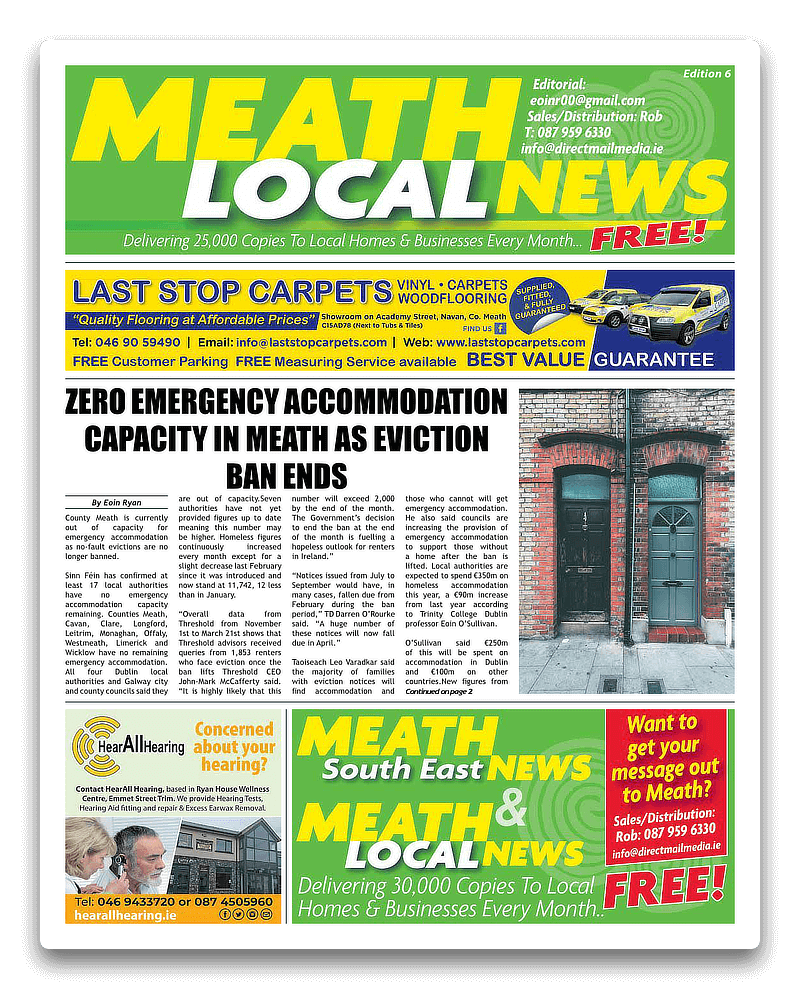 Meath Local News edition 6 front page